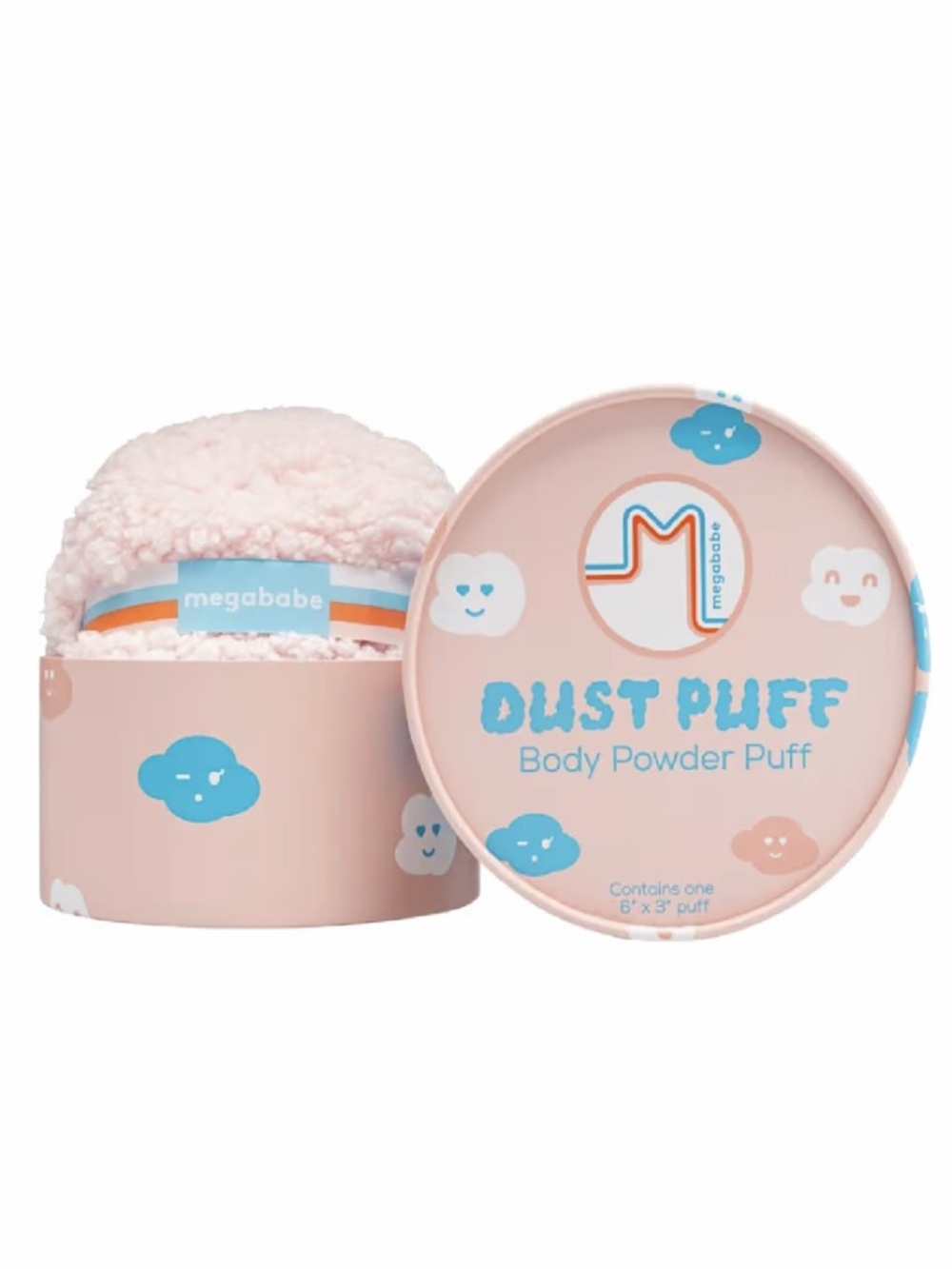 Megababe Pink Dust Puff Body Powder Puff